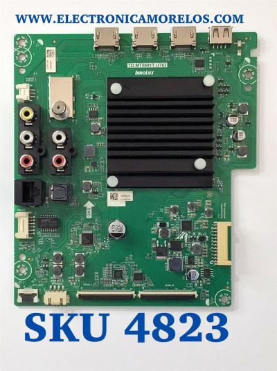 MAIN PARA TV VIZIO 4K·UHD·HDR ((SMARTCAST)) / NUMERO DE PARTE TD.MT5691T.U762 / TD.MT5691T.U762 / 0C8B7D9B811D / AY324G02WD / AP311602TF / DISPLAY V650DJ4-D03 REV. C1 / MODELO V655-J09